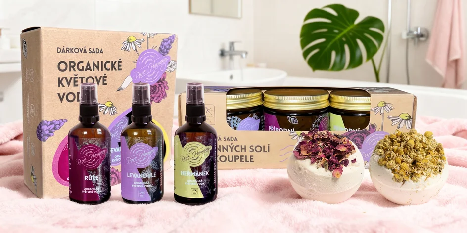 Šumivé bomby, bylinné soli a další od Pure Harmony