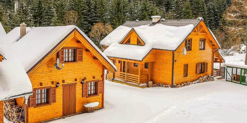 Chaty v lone prírody na Liptove