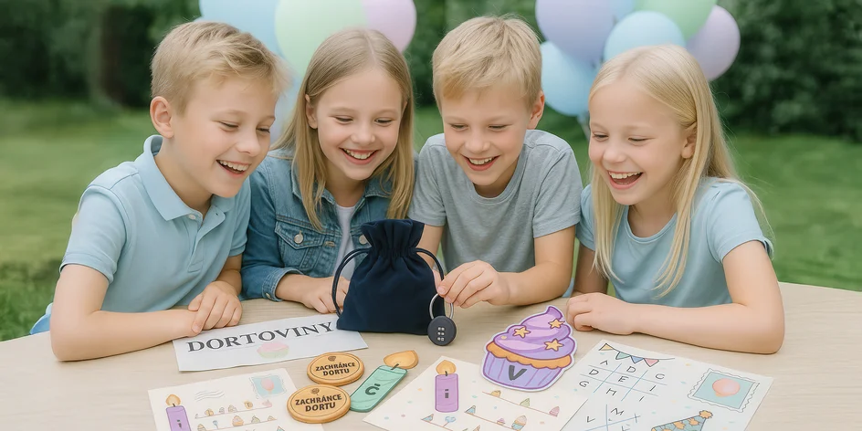 Únikovka na dětské oslavy: Tajemství ztraceného dortu