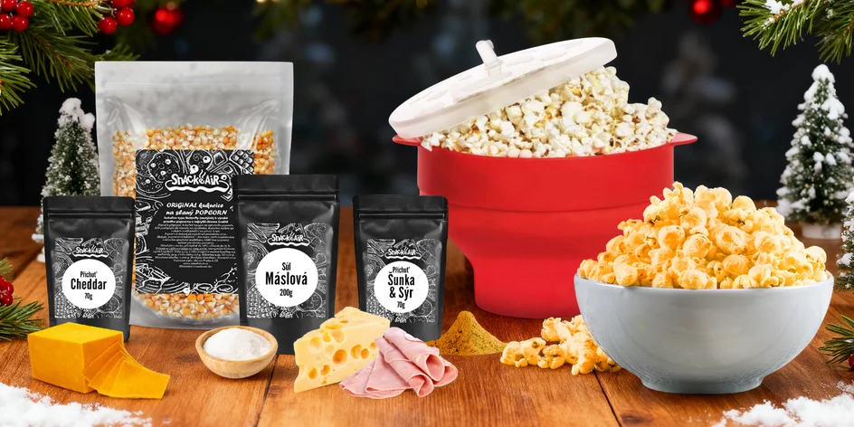 1 kg prémiového popcornu, různé příchutě i sety