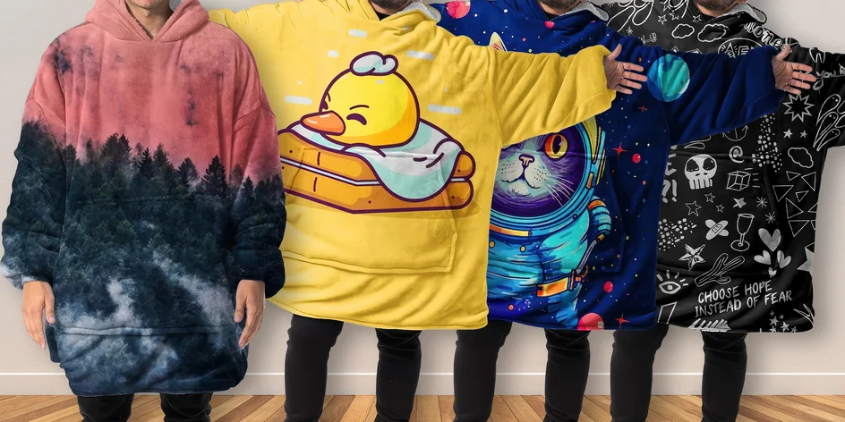 Oodies aneb hřejivé "mikčodeky" univerzální velikosti