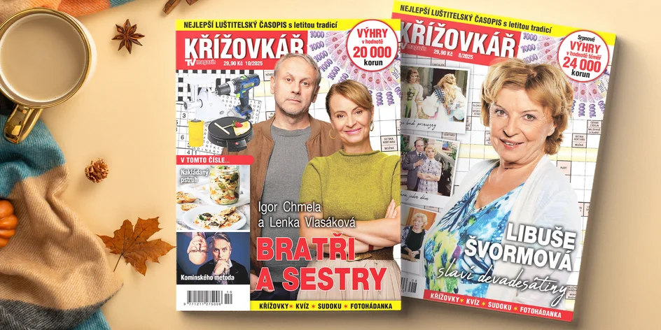 Roční předplatné časopisu Křížovkář i s doručením