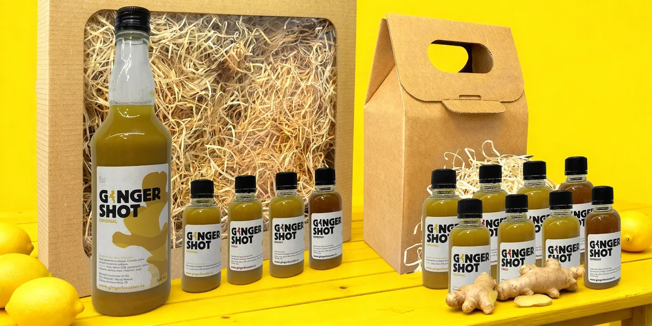 Ginger shot: různé příchutě i dárková balení