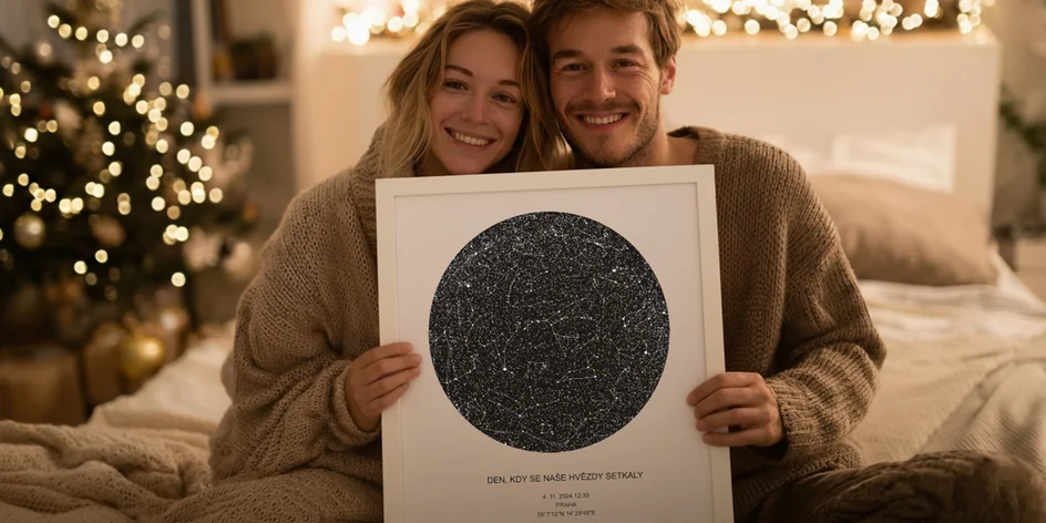 Hvězdná mapa či fáze měsíce vašeho životního okamžiku