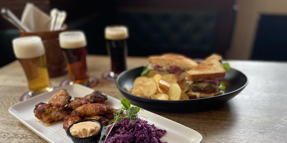 Křídla nebo sendvič s degustací piv