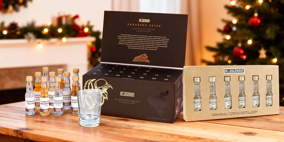Degustační sady a adventní kalendář R. Jelínek: doprava zdarma