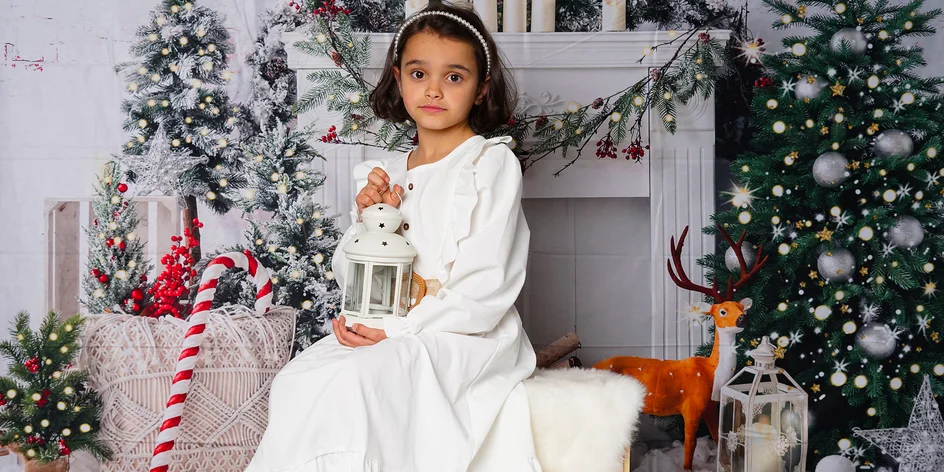 Vánoční focení v ateliéru: 45 minut, 3 pozadí na výběr