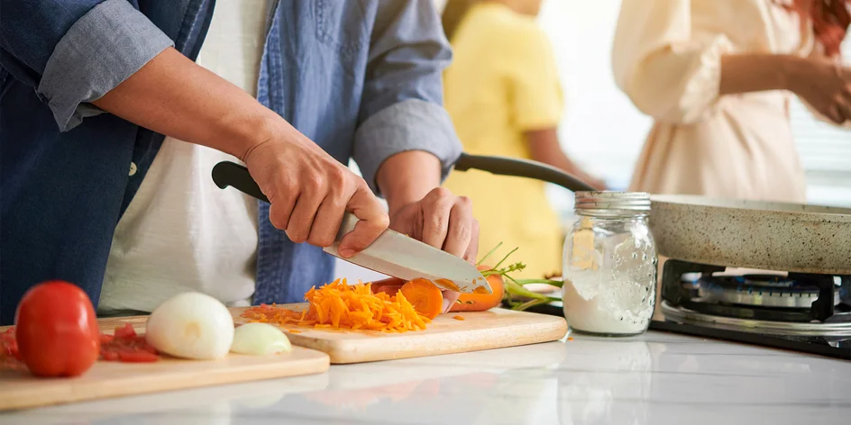 4–5hodinový kurz vegetariánského vaření pro 1 i 2 os.