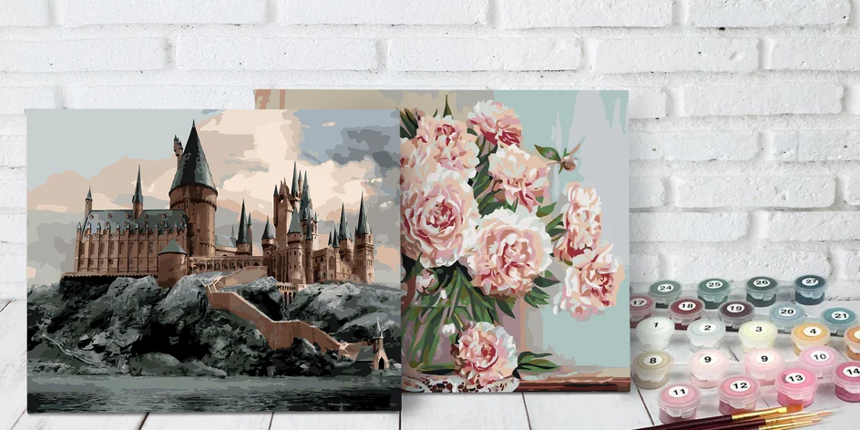 Malování podle čísel: květiny, zvířátka i Harry Potter