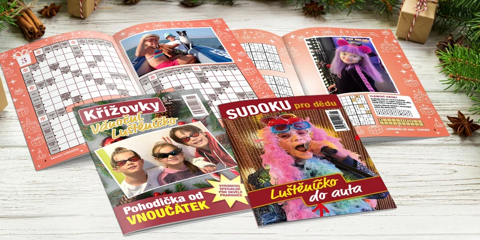 Křížovky a sudoku na míru: vlastní tajenky i obálka