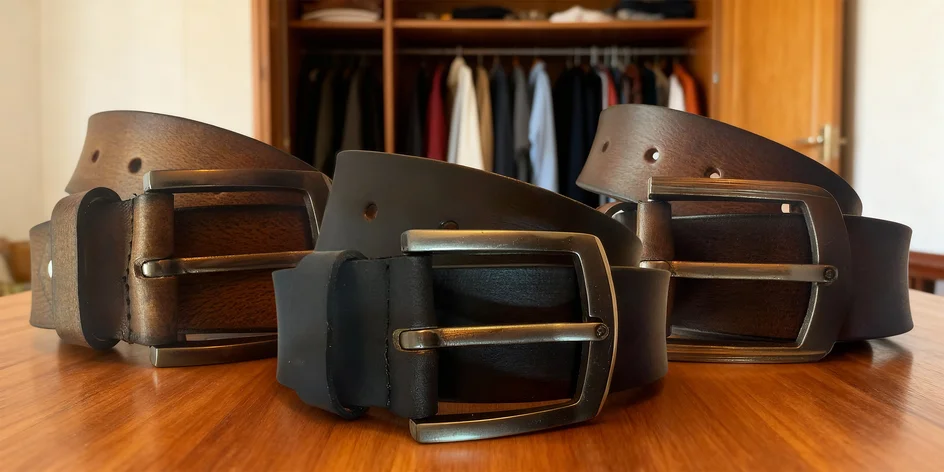 Kvalitní nadčasové opasky ze 100% kůže
