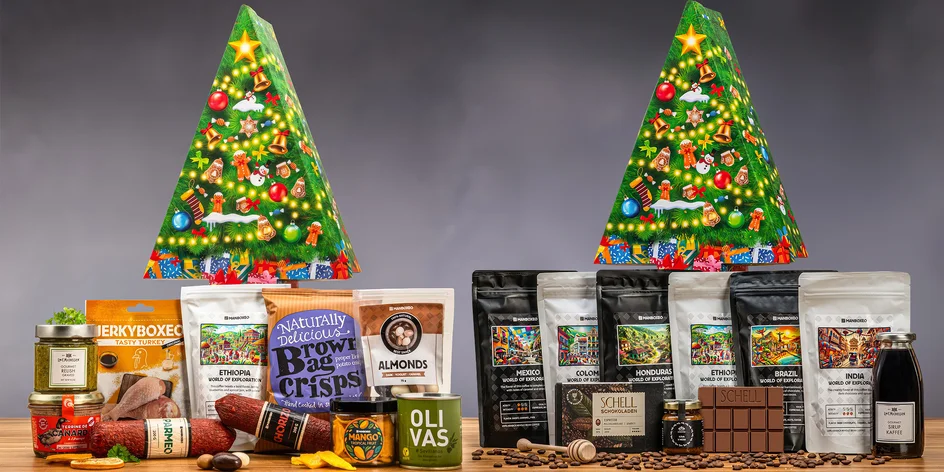 Dárkové vánoční stromky: delikatesy pro ženy i muže