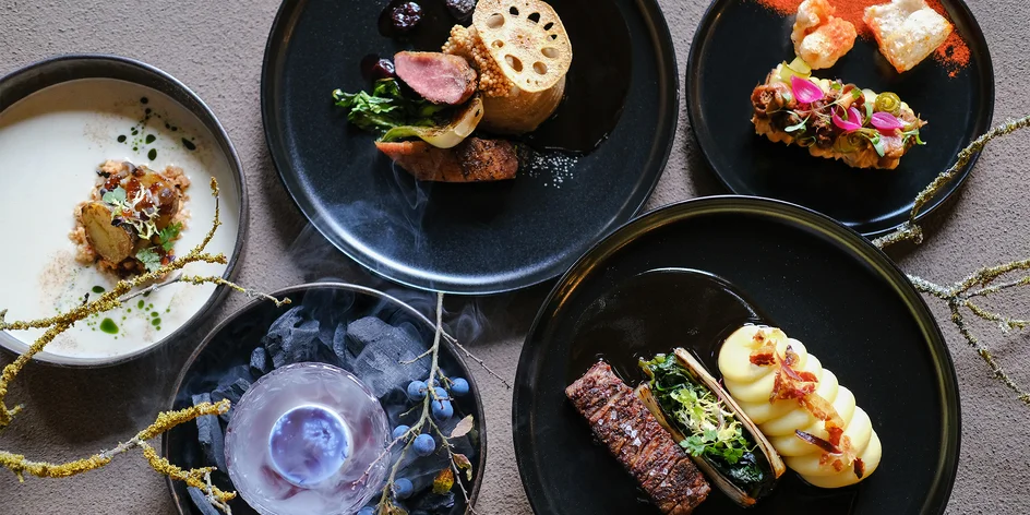 Degustační smoukované menu o 5 chodech pro dva