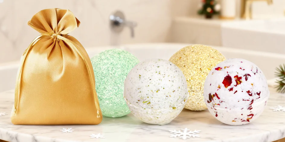 Ručně vyráběné šumivé koule do koupele