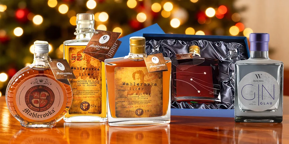 Staročeský likér Mahlerovka s původní recepturou i gin