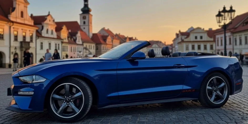 Půjčení kabrioletu Ford Mustang 5.0 V8 na 12-72 hodin