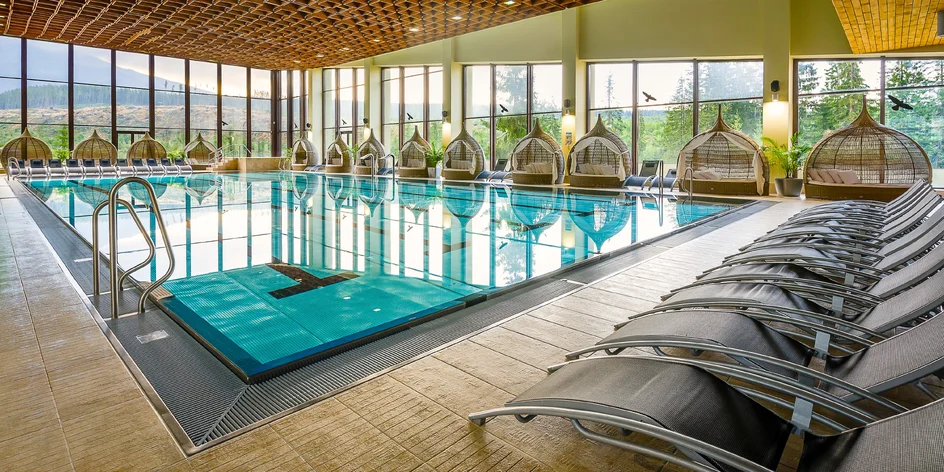 Hotel v obklopení Tater s jídlem a luxusním wellness