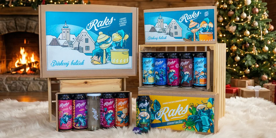 Dárková balení řemeslných limonád Raks
