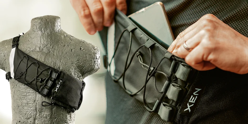 Orbiter: ultralehká sportovní ledvinka na tělo