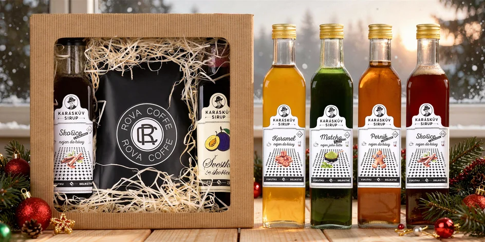 Karáskovy sirupy: do kávy, matcha i perníčkový