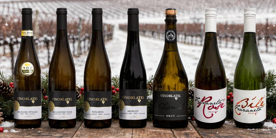 Sady 6 láhví vín ze slováckého vinařství Blatel