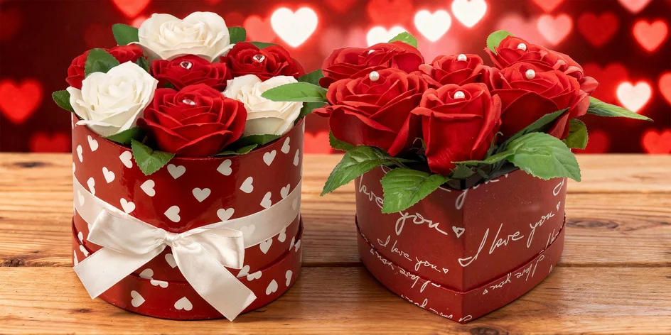 Ručně vyráběné mýdlové květiny do koupele