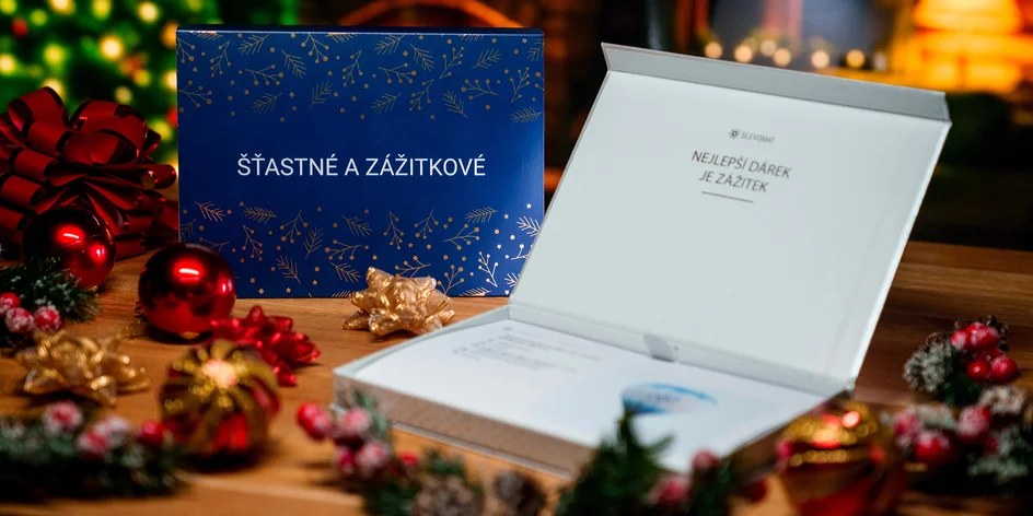 6 originálních dárkových balení voucherů ze Slevomatu