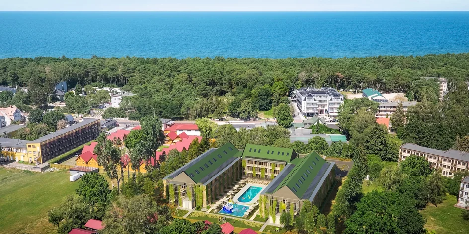 Nové apartmány s bazénem u Baltského moře