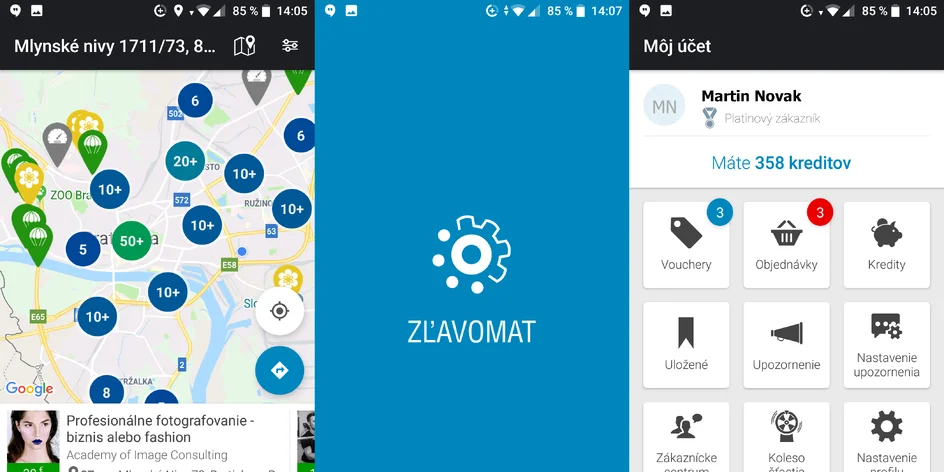 Nová mobilná aplikácia Zľavomat