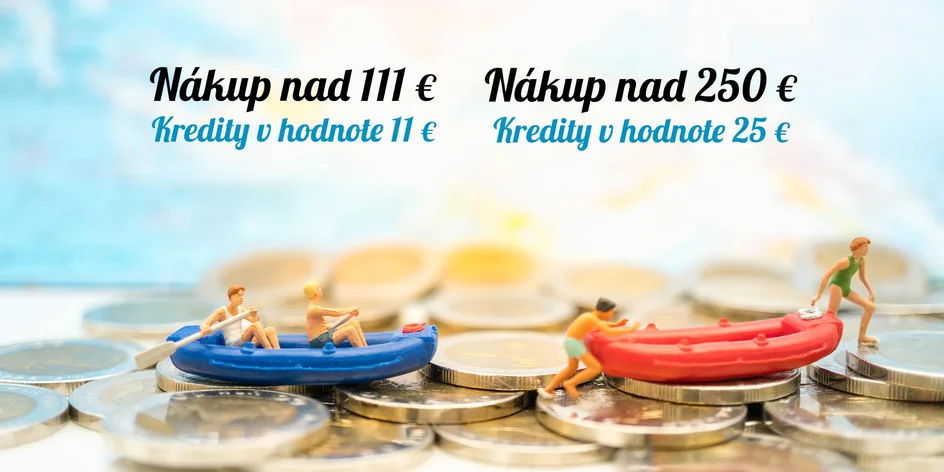 Kreditobranie! Získajte až 30 € na nákupy