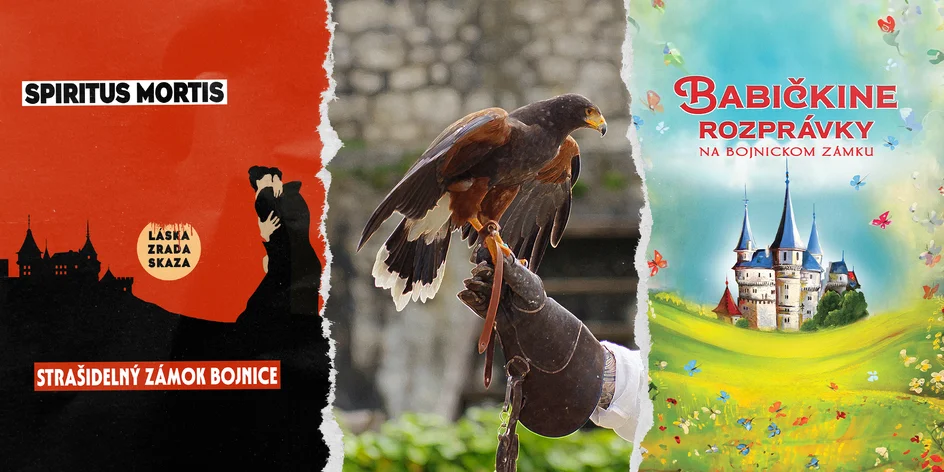 Sokoliari, úžasné strašidlá aj rozprávky Boženy Němcovej na zámku... odštartujte leto v Bojniciach!