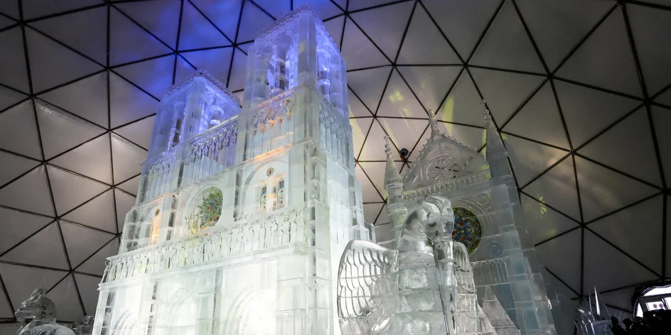 TOP zimná atrakcia: Tatranský ľadový dóm na Hrebienku v sezóne 2024/2025 opäť otvorený