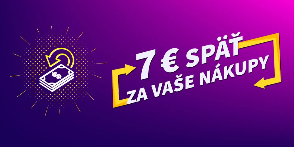 Fantastická cashback kreditovka! Získajte až 7 € späť za vaše nákupy!