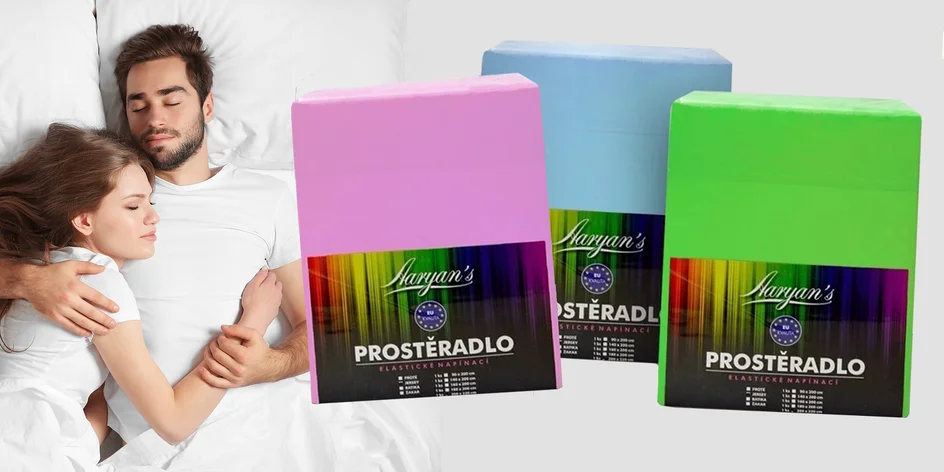 Bavlnené jersey plachty: 18 farieb a 5 veľkostí