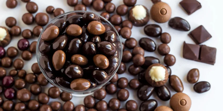 250 g alebo 1000 g mandle v delikátnej čokoláde, aj darčeková kazeta