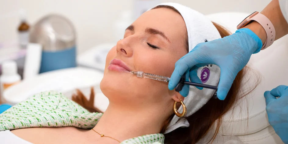 Zväčšenie pier alebo vyplnenie hlbokých vrások