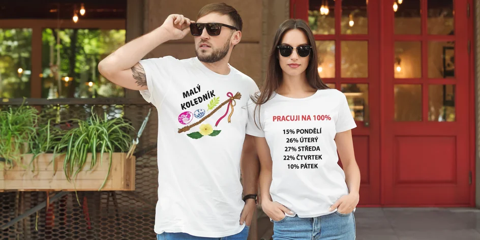 Pánske, dámske aj detské bavlnené tričko s vlastnou potlačou