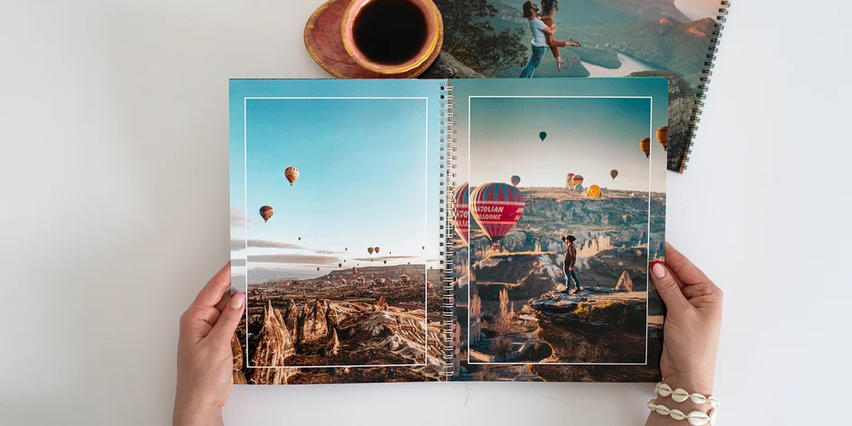 Fotokniha A4 v hrebeňovej väzbe