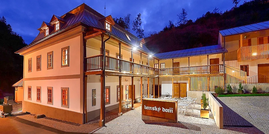 Špičkový oddych v penzióne v Štiavnických vrchoch