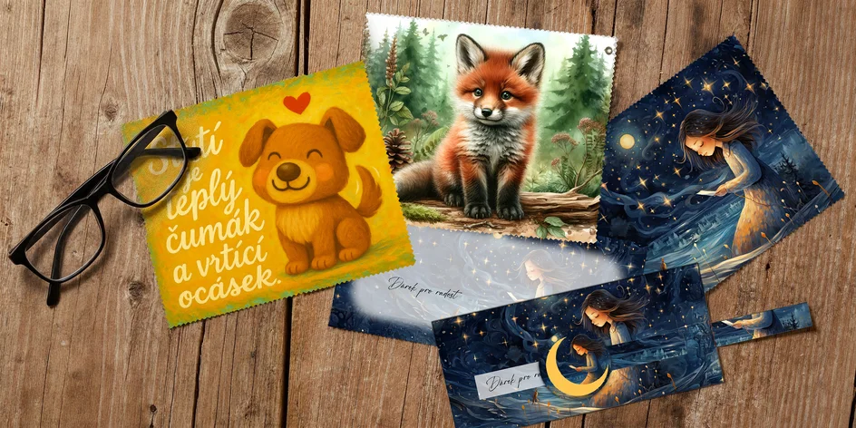 Čisticí utěrky z mikrovlákna i v dárkové obálce