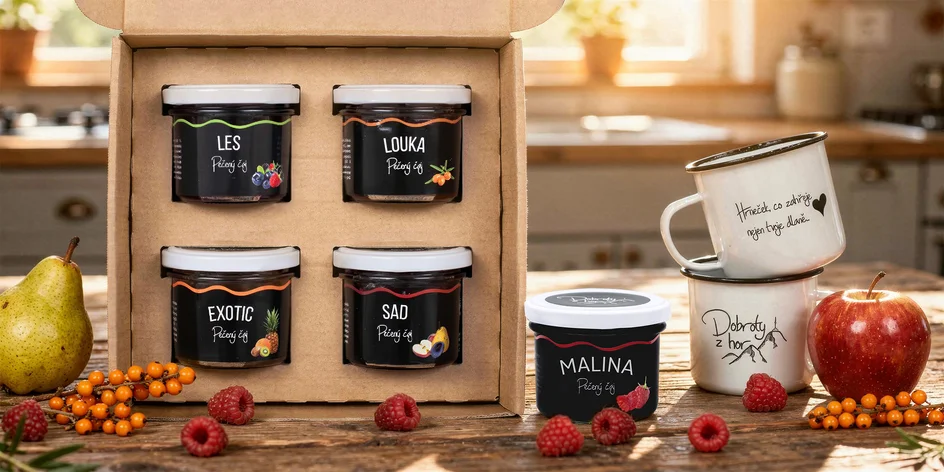 Dobroty z hor: pečené ovocné čaje i dárkové balení