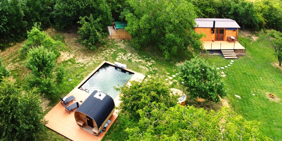 Vysočina: maringotka se snídaní a privátním wellness