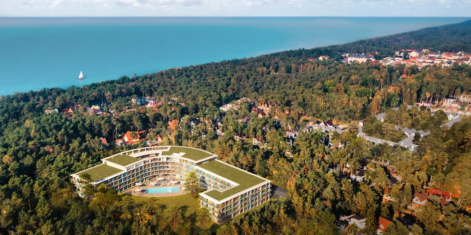 Luxusní hotel u Baltu s polopenzí, wellness a bazény