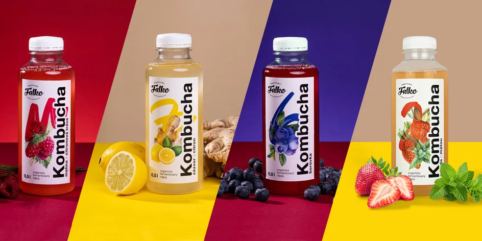 Kombucha na imunitu i trávení: 6-12 500ml lahvinek