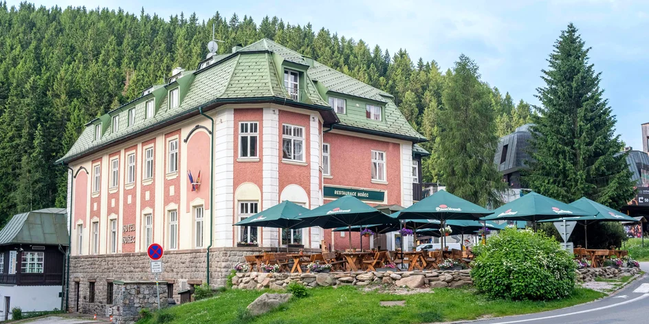 Pobyt v Krkonoších: strava i sauna