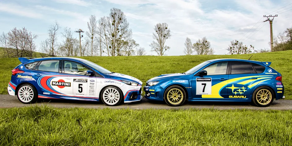 Rallye jízda v Subaru Impreza nebo Fordu Focus