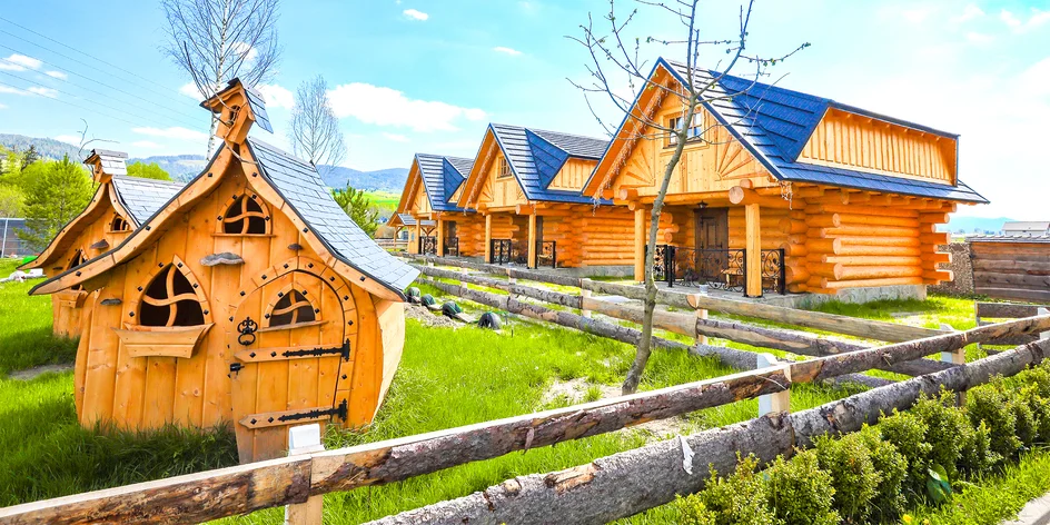 Štýlové drevené chatky na Orave s wellness a zľavami