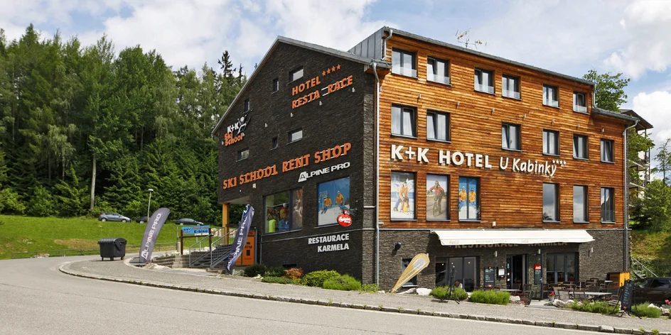 Hotel v Janských Lázních u lanovky vč. jídla a vstupenek