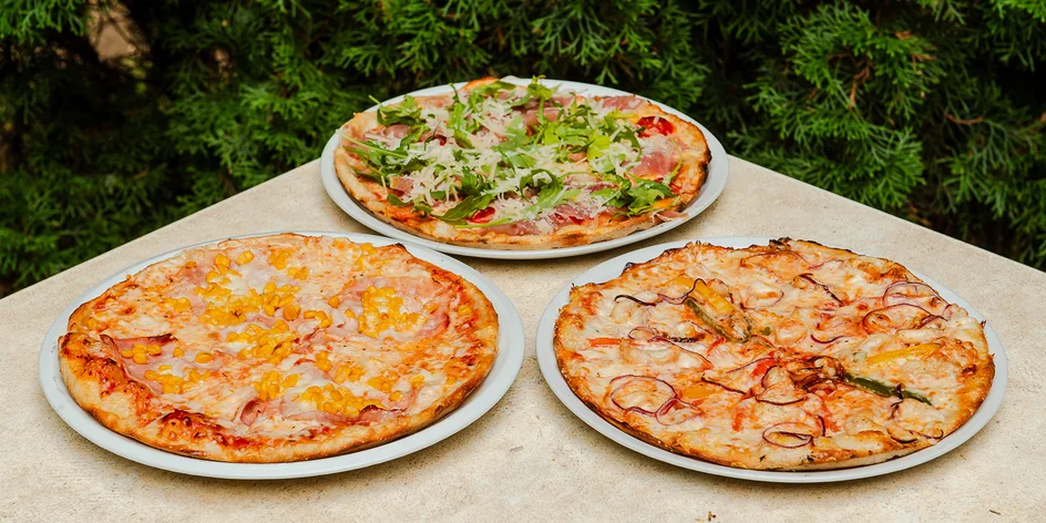 Chrumkavá pizza podľa vášho výberu, až 9 druhov