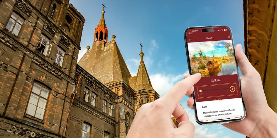 Procházka s šiframi a průvodcem v mobilu: Karlovo náměstí